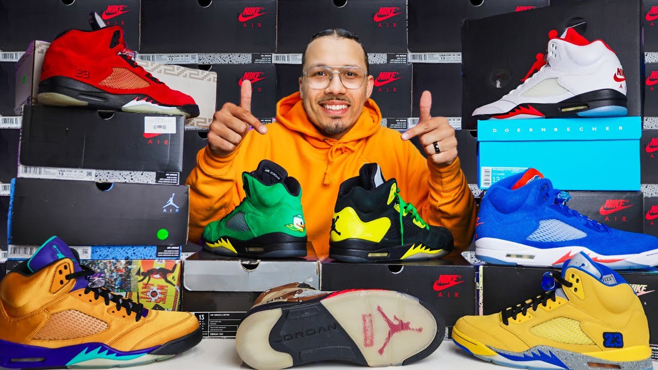 My ENTIRE Air Jordan 5 Sneaker Collection (40+ Pairs)