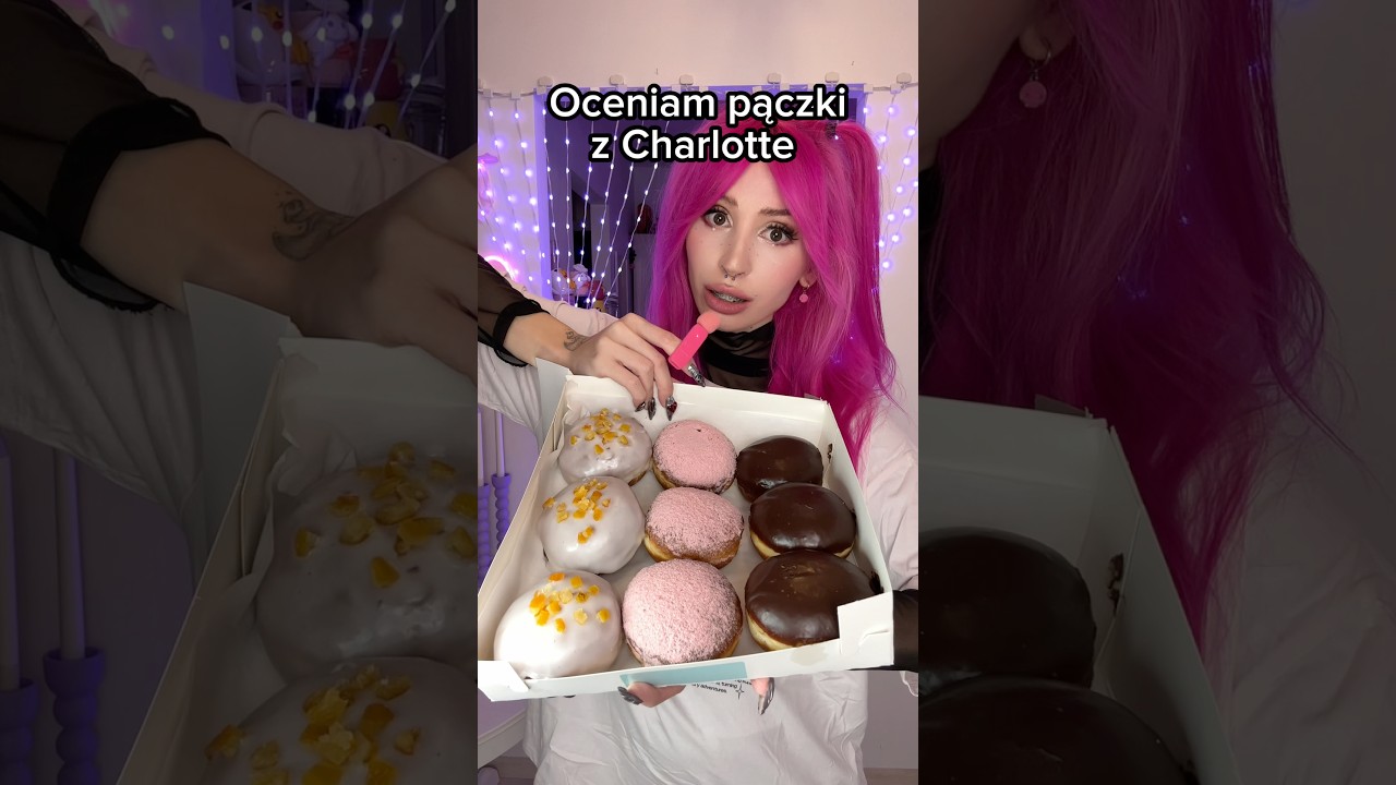 Oceniam PACZKI za 81 zł?! 😳🍩💵 #pączki  #tłustyczwartek #testujemy #oceniam #charlotte #donuts
