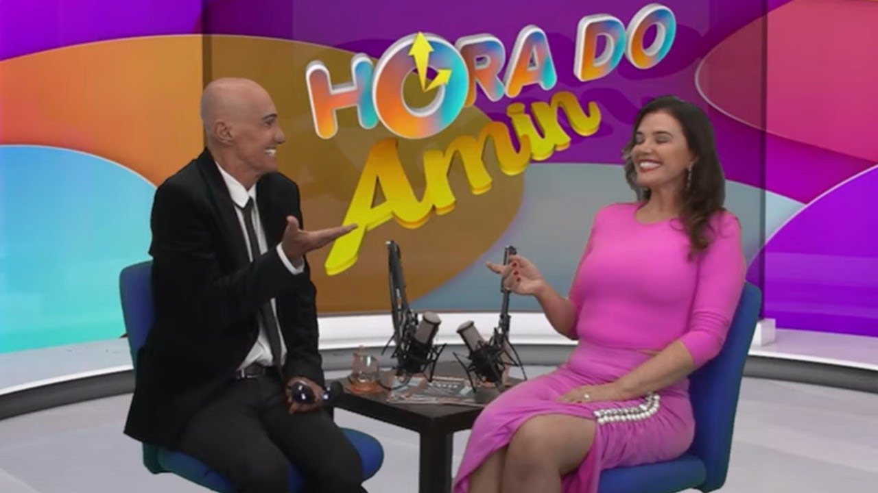 Luma de Oliveira conta tudo sobre a sua vida pessoal para Amin Khader, no programa Hora do Amin.