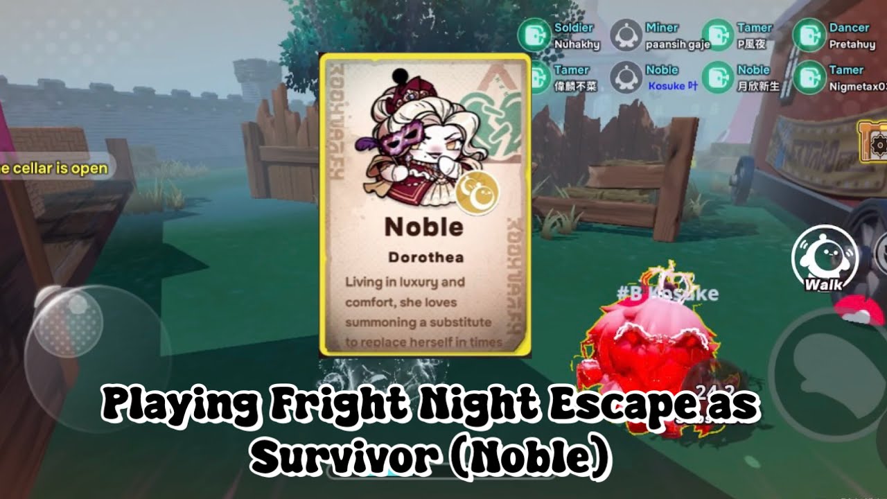 Playing Fright Night Escape as Survivor (Noble) - Eggy Party