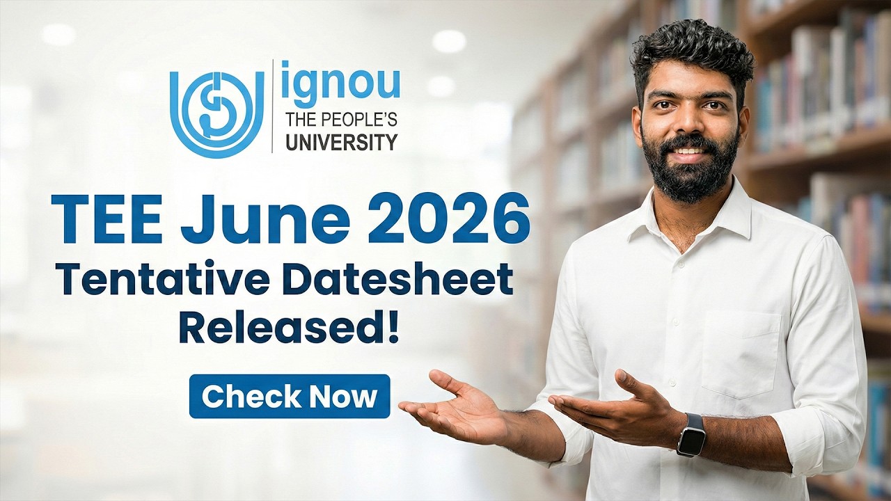IGNOU Term End Exam June 2026 | Tentative Datesheet Released | Kerala's No.1 IGNOU Coaching Platform