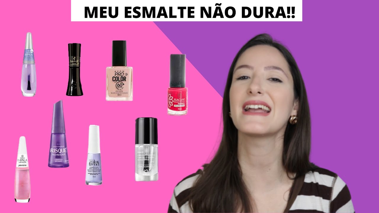 Dicas para o esmalte durar mais nas unhas