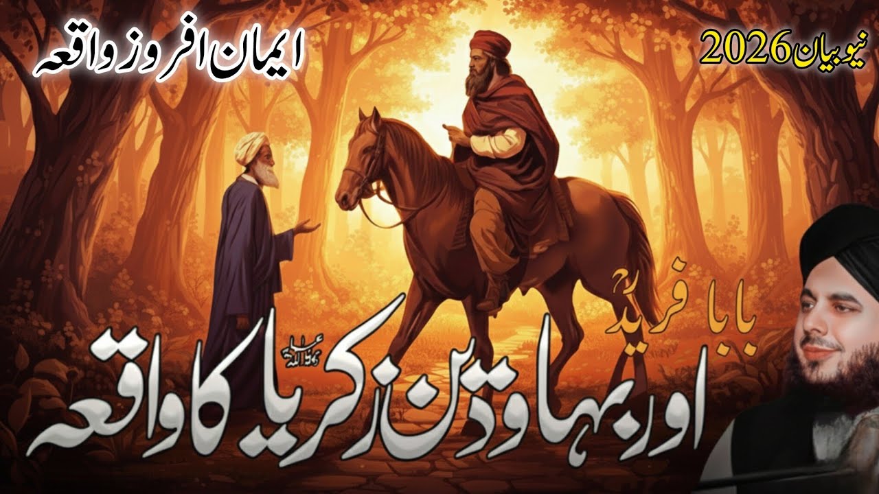 📜 Baba Farid Ganj Shakar & Bahauddin Zakariya | History of Islam | Peer Ajmal Raza Qadri 🌙✨