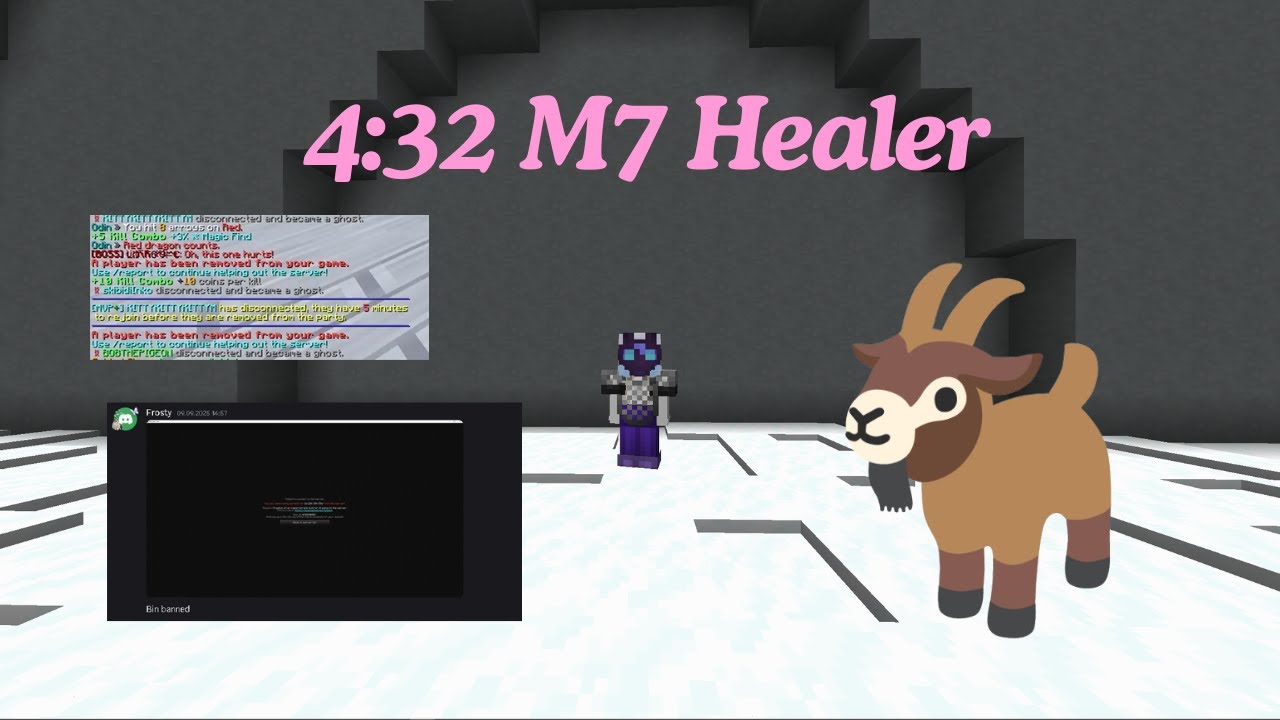 4:32 M7 Healer POV | Hypixel Skyblock