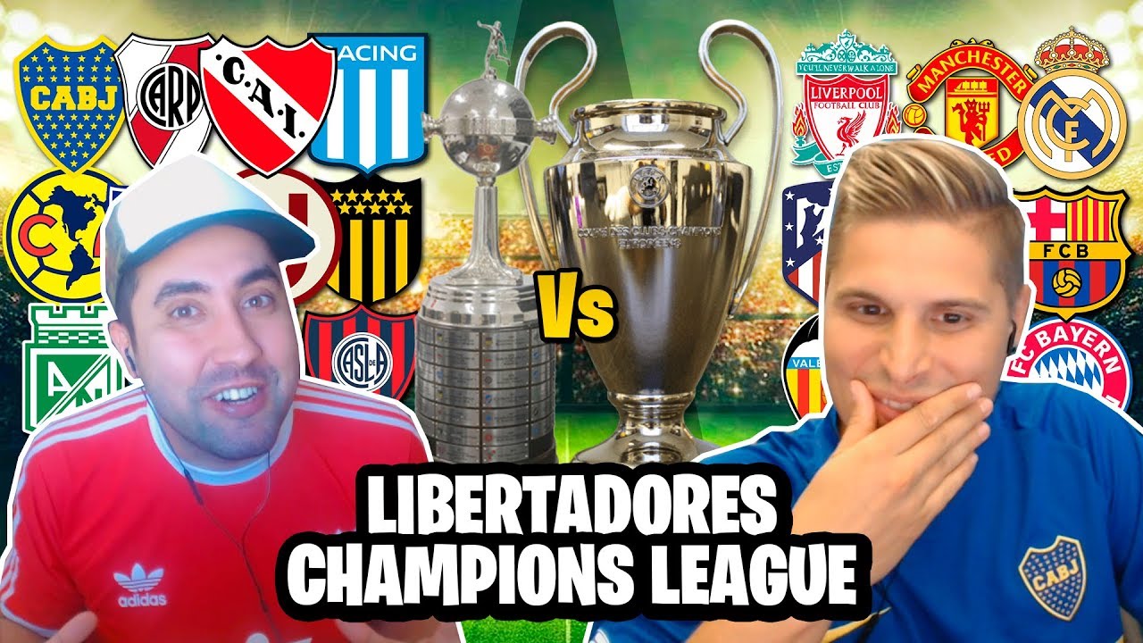 CUANTO SABES? COPA LIBERTADORES Vs CHAMPIONS LEAGUE [RETO DIFÍCIL] con CACHO01