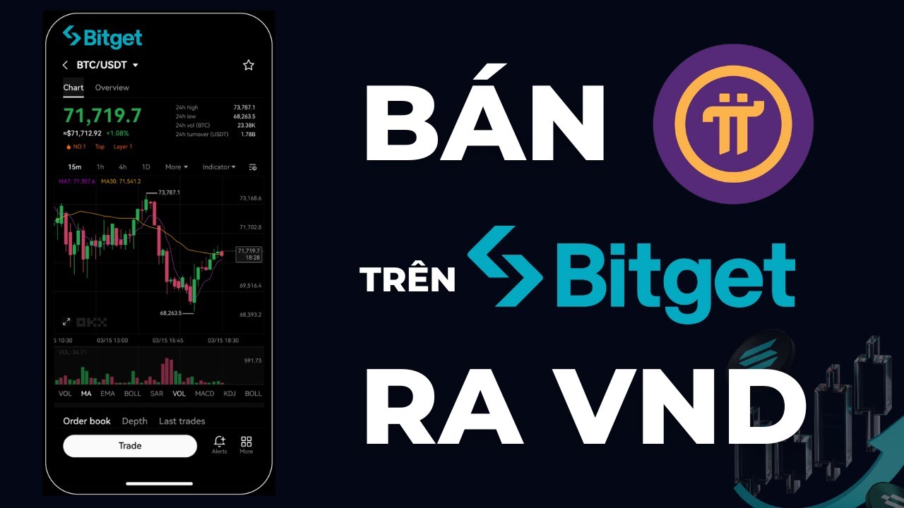 Hướng Dẫn B&aacute;n Pi Network Tr&ecirc;n S&agrave;n Bitget bằng ĐIỆN THOẠI - Ra VND (Dễ Hiểu)
