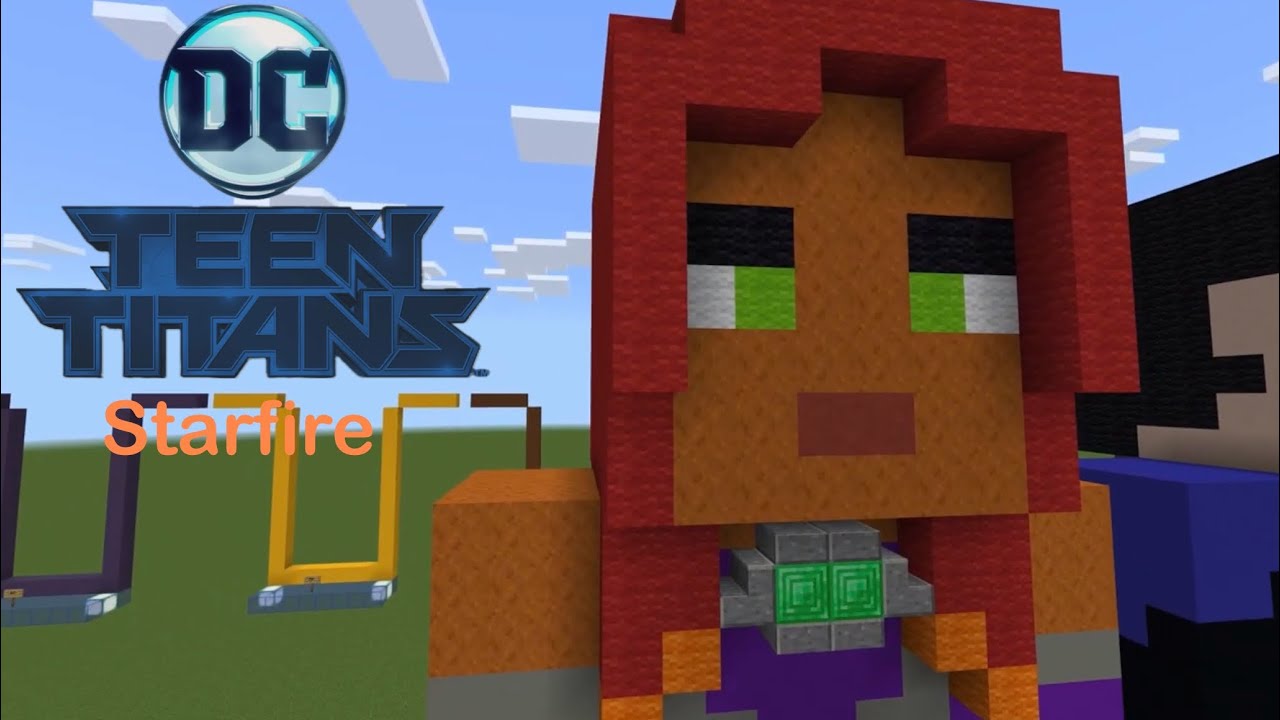 Minecraft Starfire (Teen Titans) Statue Tutorial