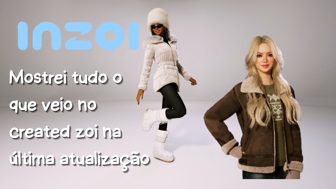 MOSTREI TUDO O QUE VEIO NO CREATED ZOI NA ÚLTIMA ATUALIZAÇÃO DE DEZEMBRO DO INZOI
