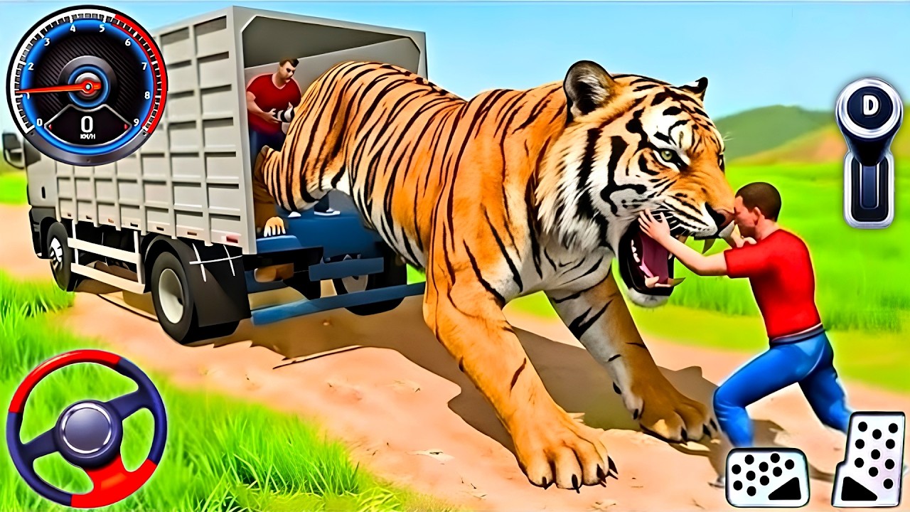 Wild Animal Truck Transport Simulator - Animal Cargo Truck Driving Game 3D - Android Gameplay