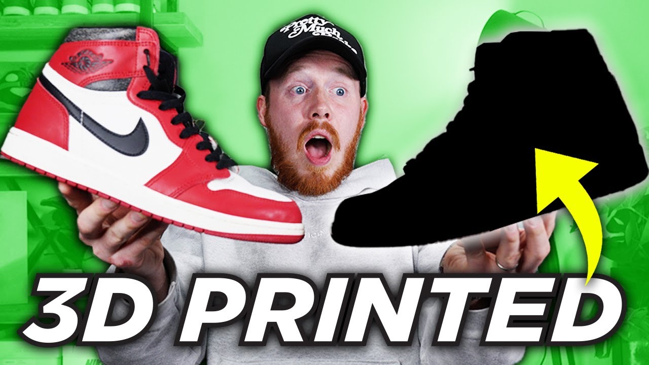 Я напечатал на 3D-принтере кроссовки AIR JORDAN 1s