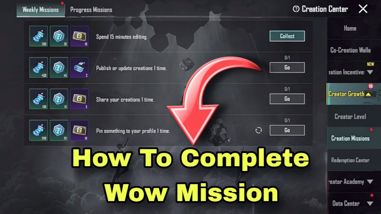Как пройти миссию Wow в Pubg Mobile