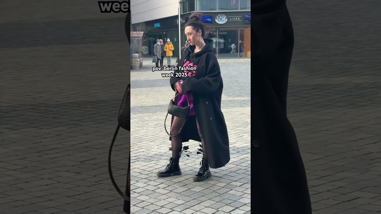 some crazy outfits out here😍#fashion #berlinfashionweek #💀#berlin #beats
