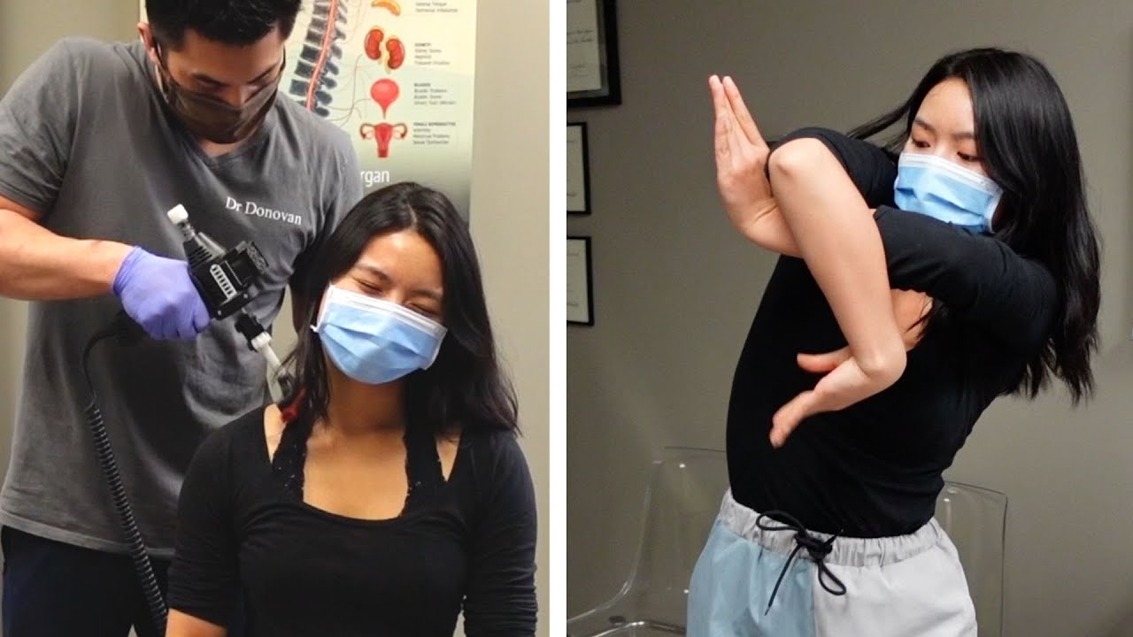 Waacker DANCER Gets PAINFUL SHOULDER REHAB & Chiropractic