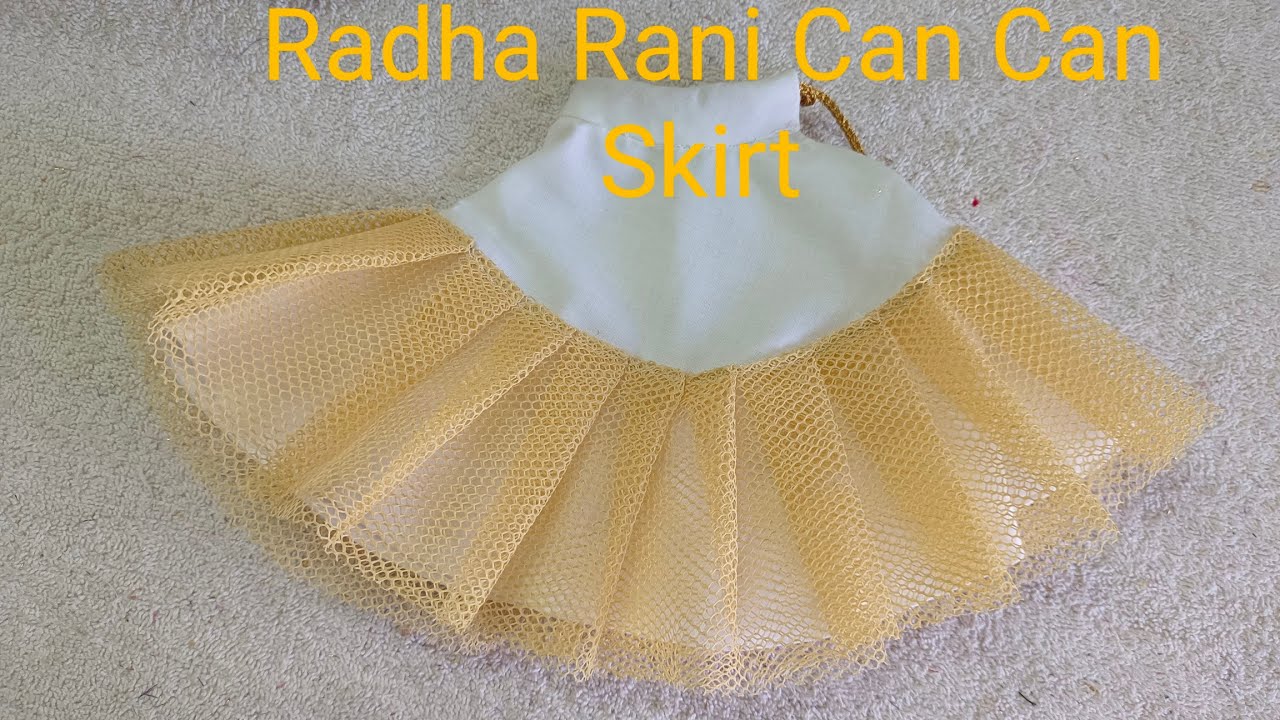Radha Rani Can Can Skirt || Yugal Jodi dress || Radha Krishna Dress ||