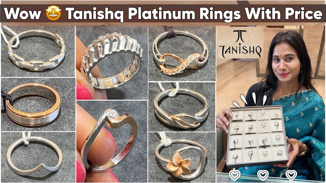 Finally💍🤩Tanishq *Platinum* Ring Designs With Price&hellip;&hellip;&hellip;(First Time)