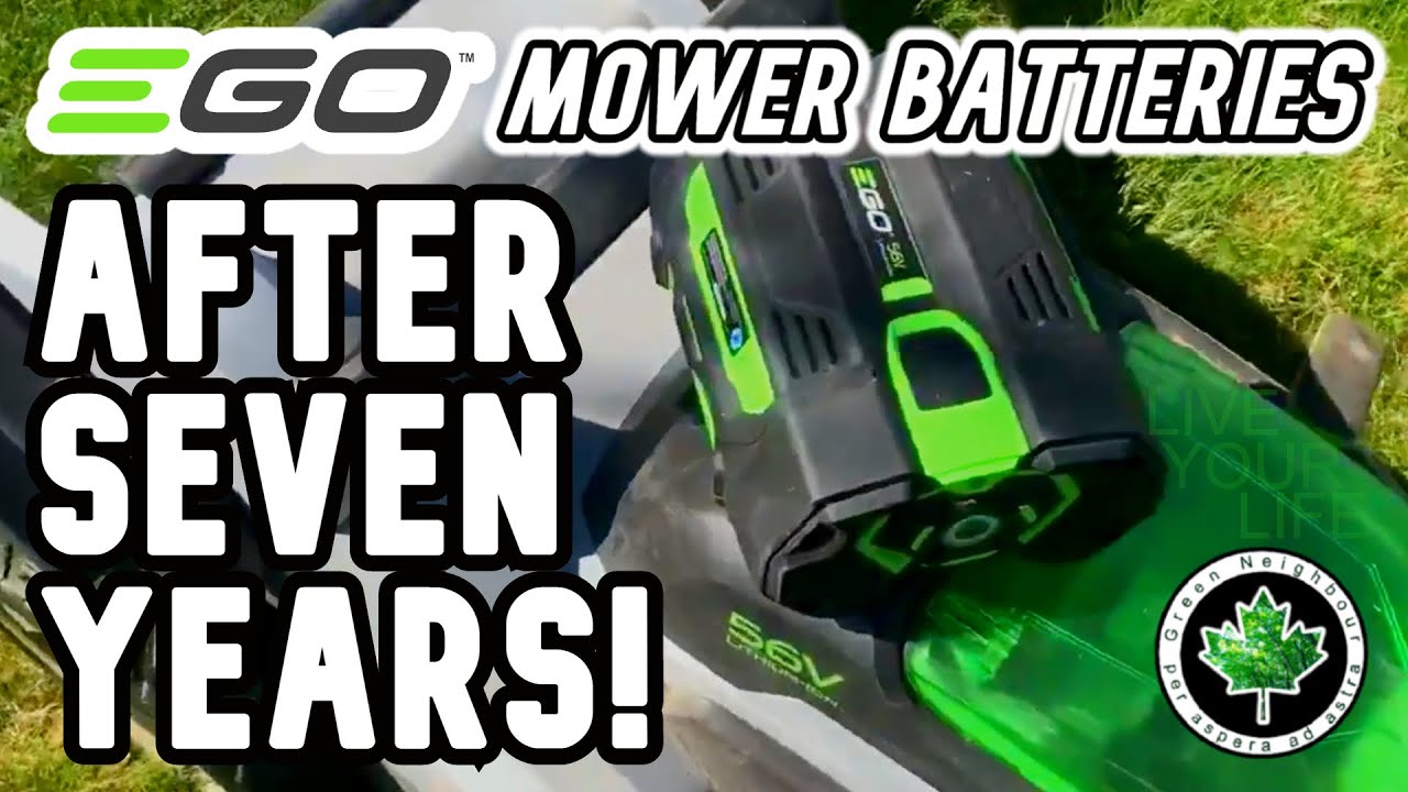 EGO Electric Mower Batteries After Seven Years! Review of the EGO 56-Volt Lithium Ion Cordless Mower
