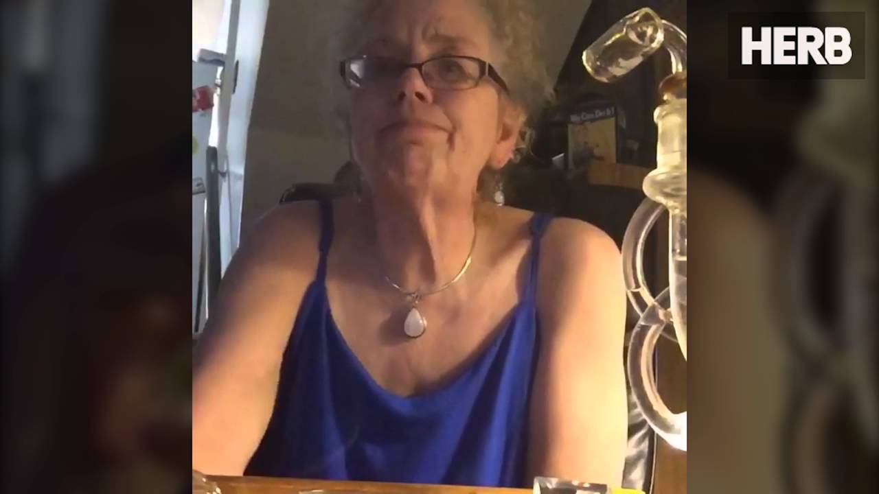 Dabbing Granny Stops By For A Dab