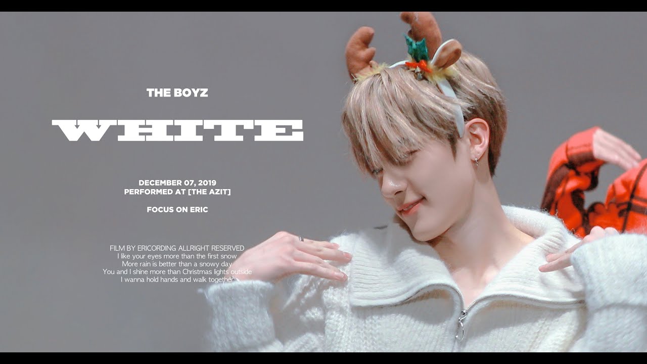 191207 [4K] 더아지트 직캠 'WHITE (화이트)' 더보이즈 에릭 THE BOYZ ERIC focus
