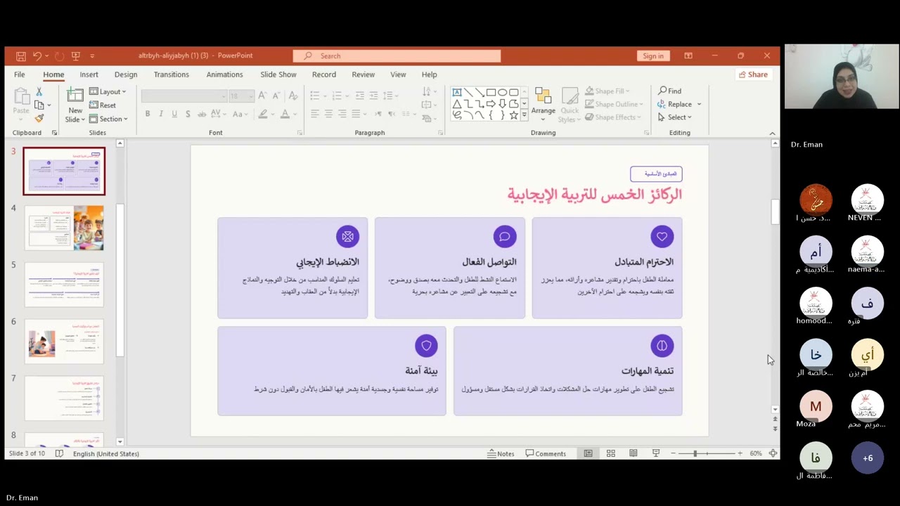 أساليب تربوية مع الطفولة المبكرة (د. إيمان عبداللطيف) الجزء الثاني