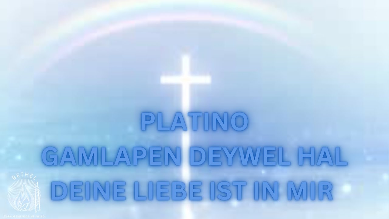 Platino live  Anbetung deine Liebe ist in mir -  gamlapen deywel hal CSRA WORSHIP Sinti Gemeinde