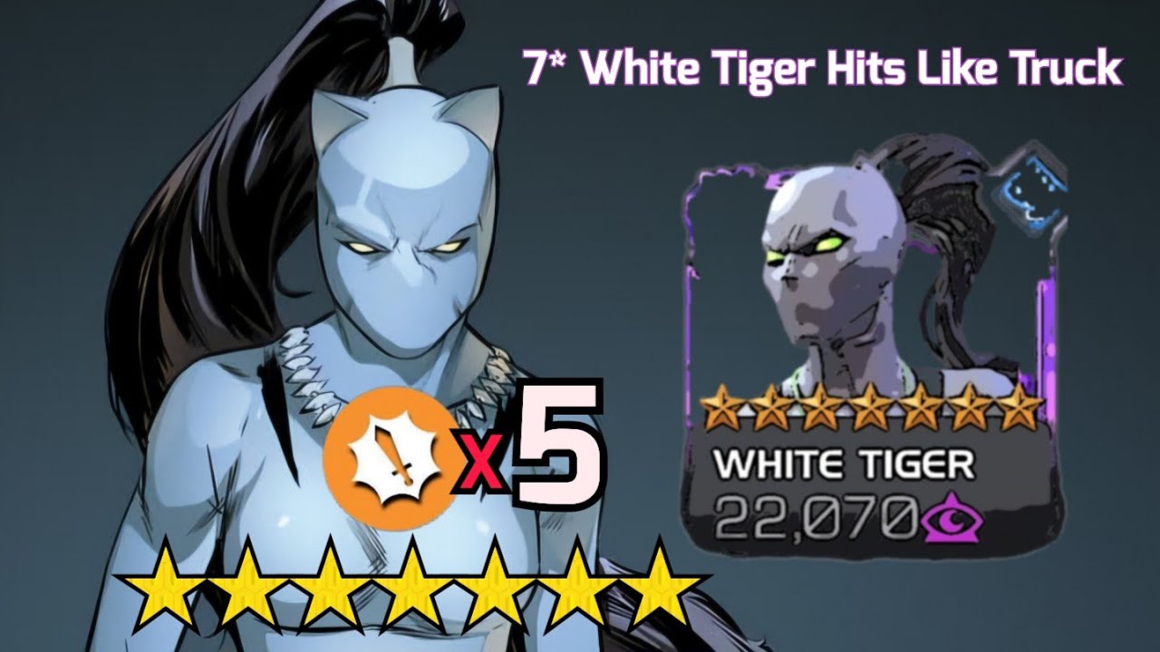 7* White Tiger Hits like Truck (Unawaken) - Illegal   Power & Health Steal