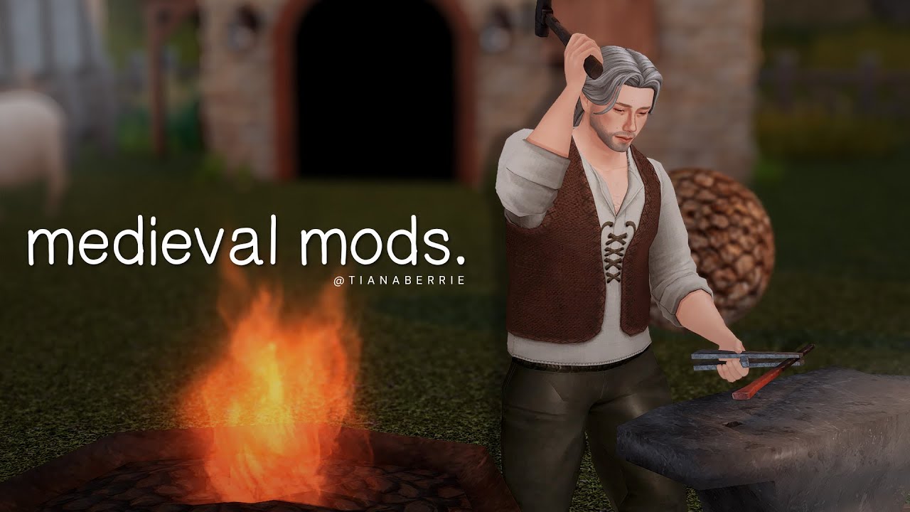 mods medievales que necesitas para el reto de las décadas en los sims 4.
