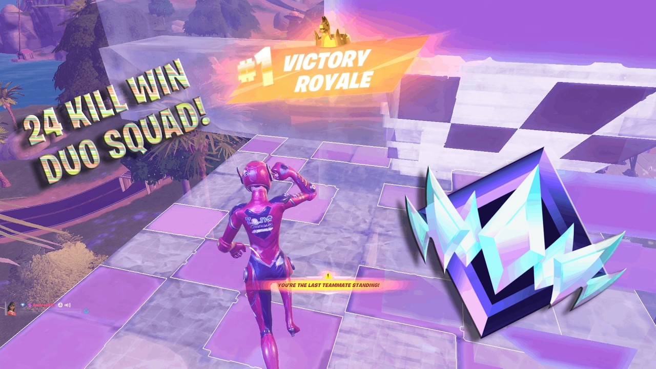 Unreal Ranked Reload | Duo Squad 24 Kill Clutch Win | KBM | 180 FPS | 4K