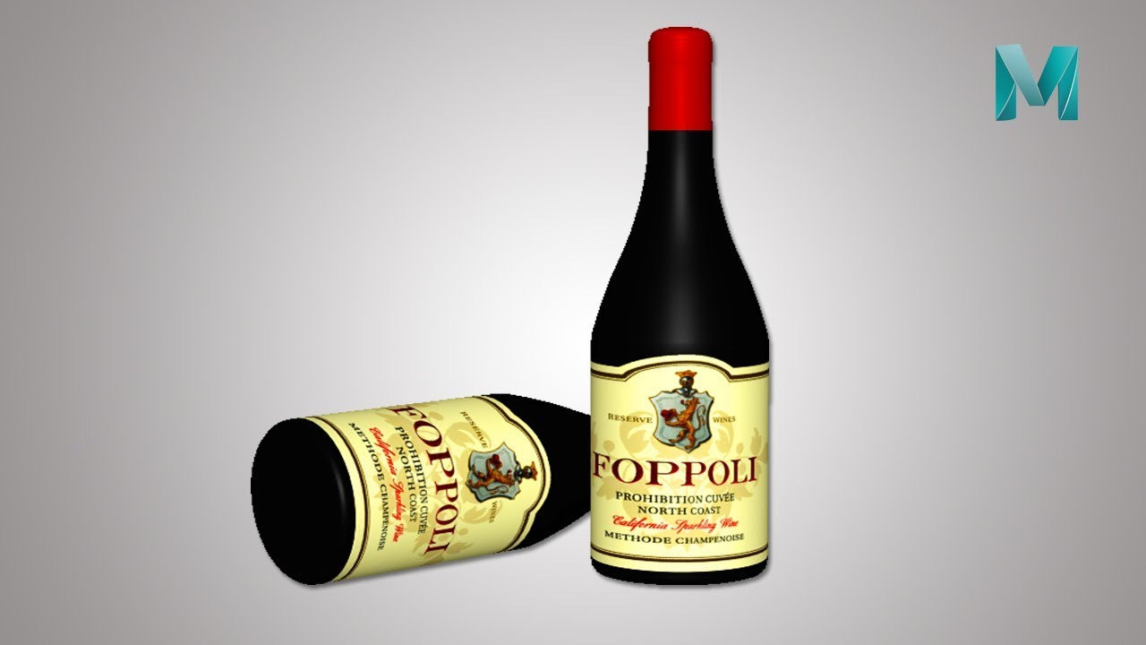 Maya 2018 Tutorial : Wine Bottle Modeling