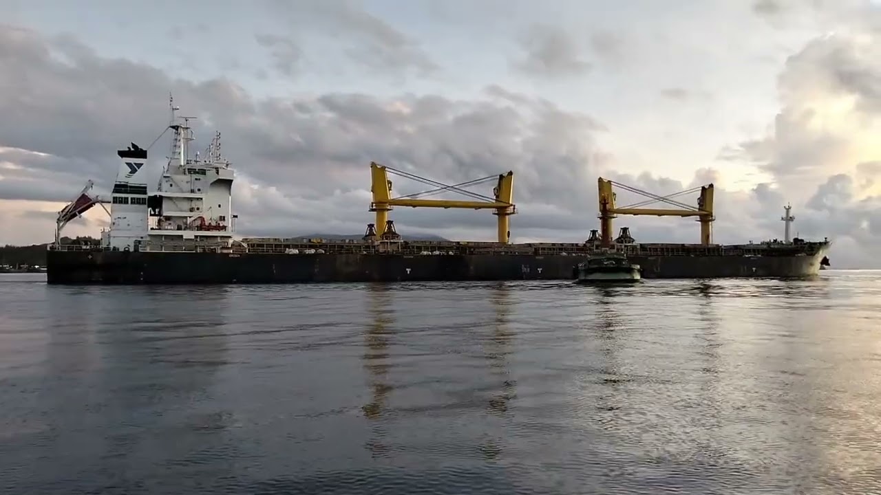 DEPARTURE OF MV YANGZE-7 AT NONOC PORT 