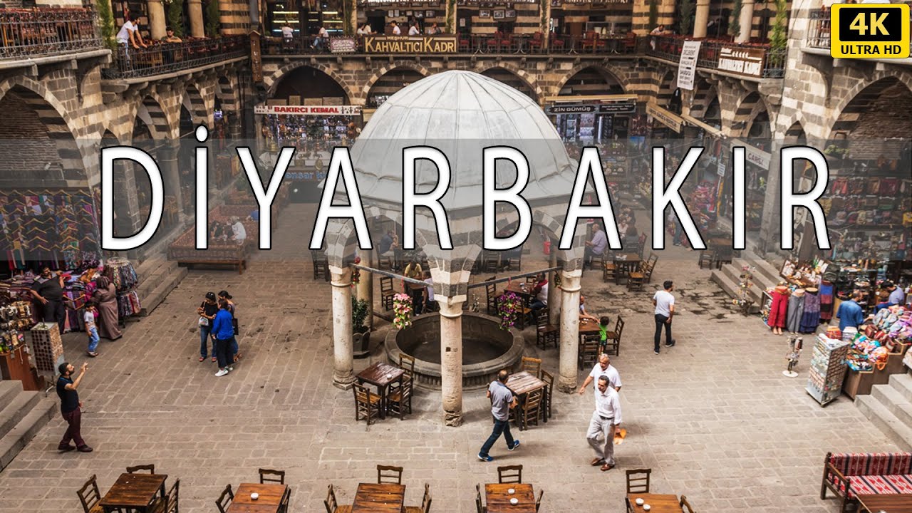 DIYARBAKIR Turkey 🇹🇷  - ANCIENT City Walk - 4K UHD with Captions