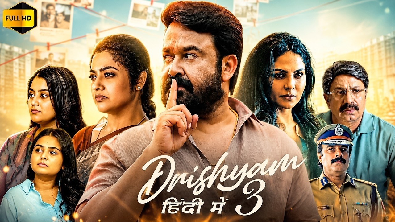 Drishyam 3 Full Movie In Hindi Dubbed _ Mohanlal_ Meena _ Drishyam 3 Movie South _Breakdown _ Review