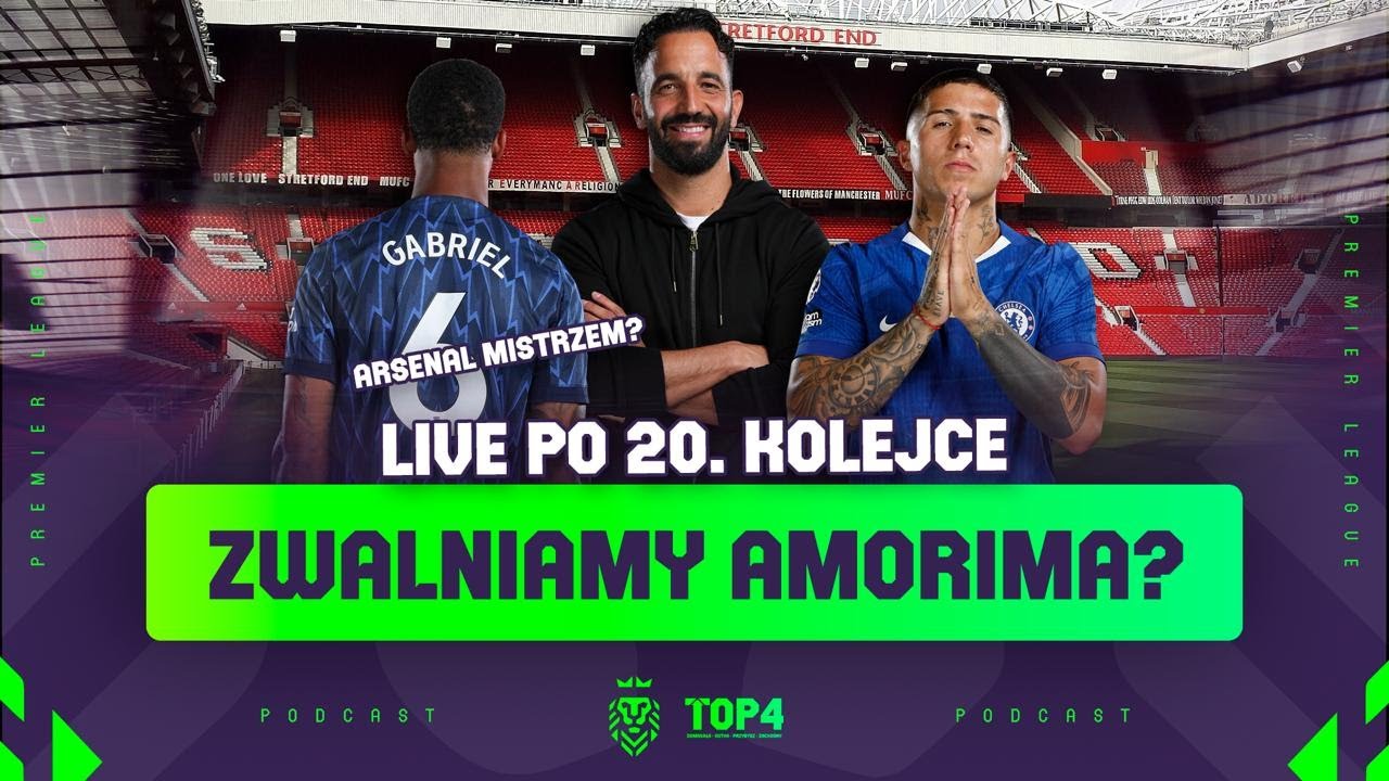 AMORIM ZWOLNIONY, ARSENAL UCIEKA, FAWORYCI ZN&Oacute;W GUBIĄ PUNKTY - PODSUMOWANIE 20. KOLEJKI!