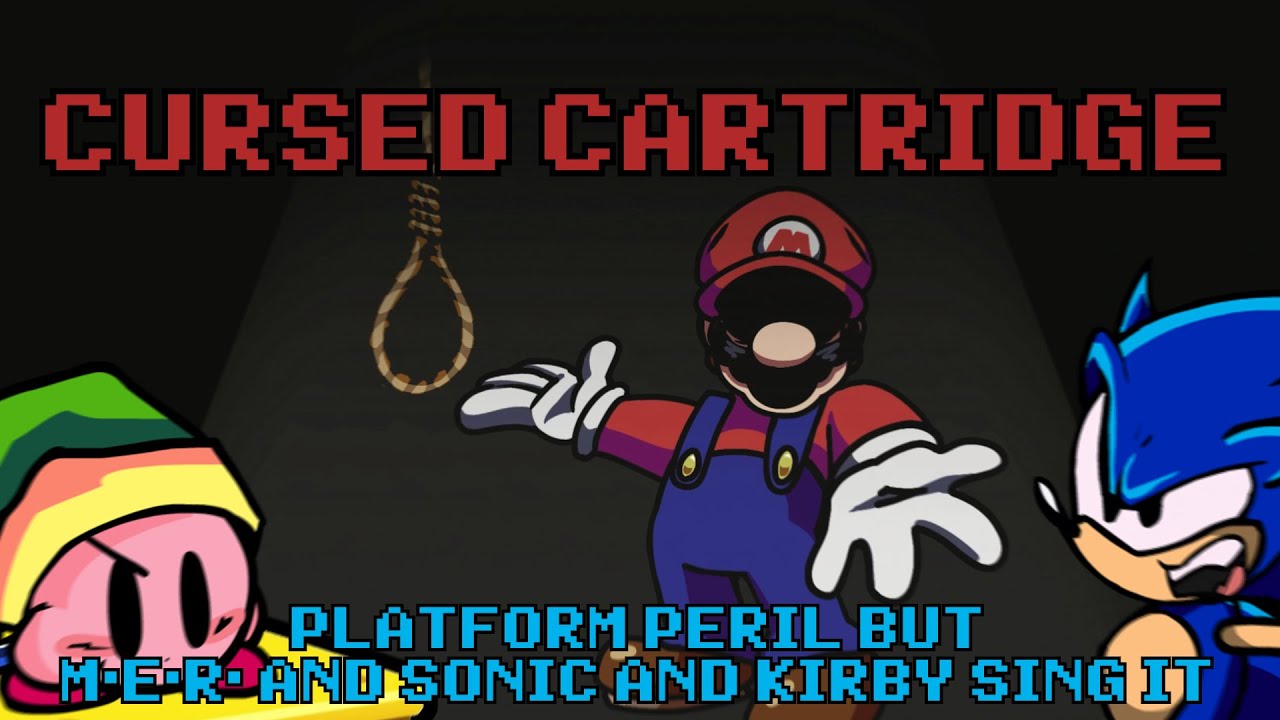 Cursed Cartridge - Platform Peril but M.E.R. and Sonic and Kirby sing it [Friday Night Funkin']