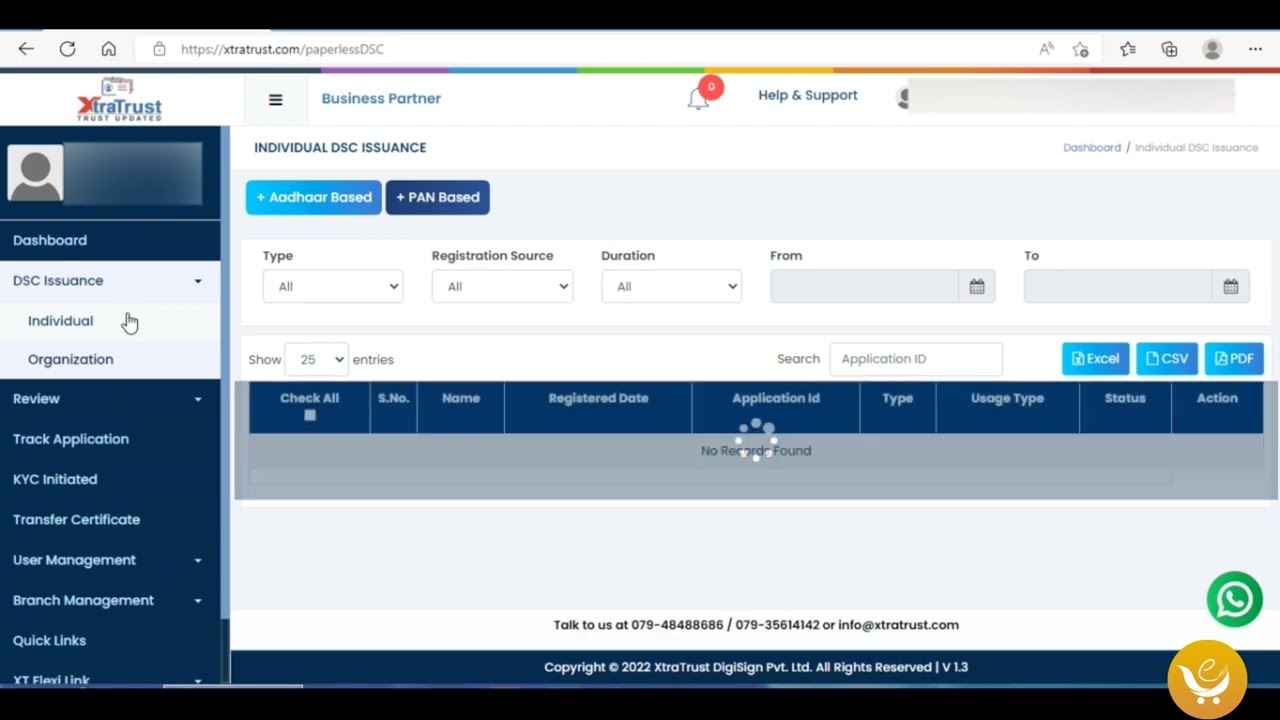 XtraTrust Dashboard Explanation Video