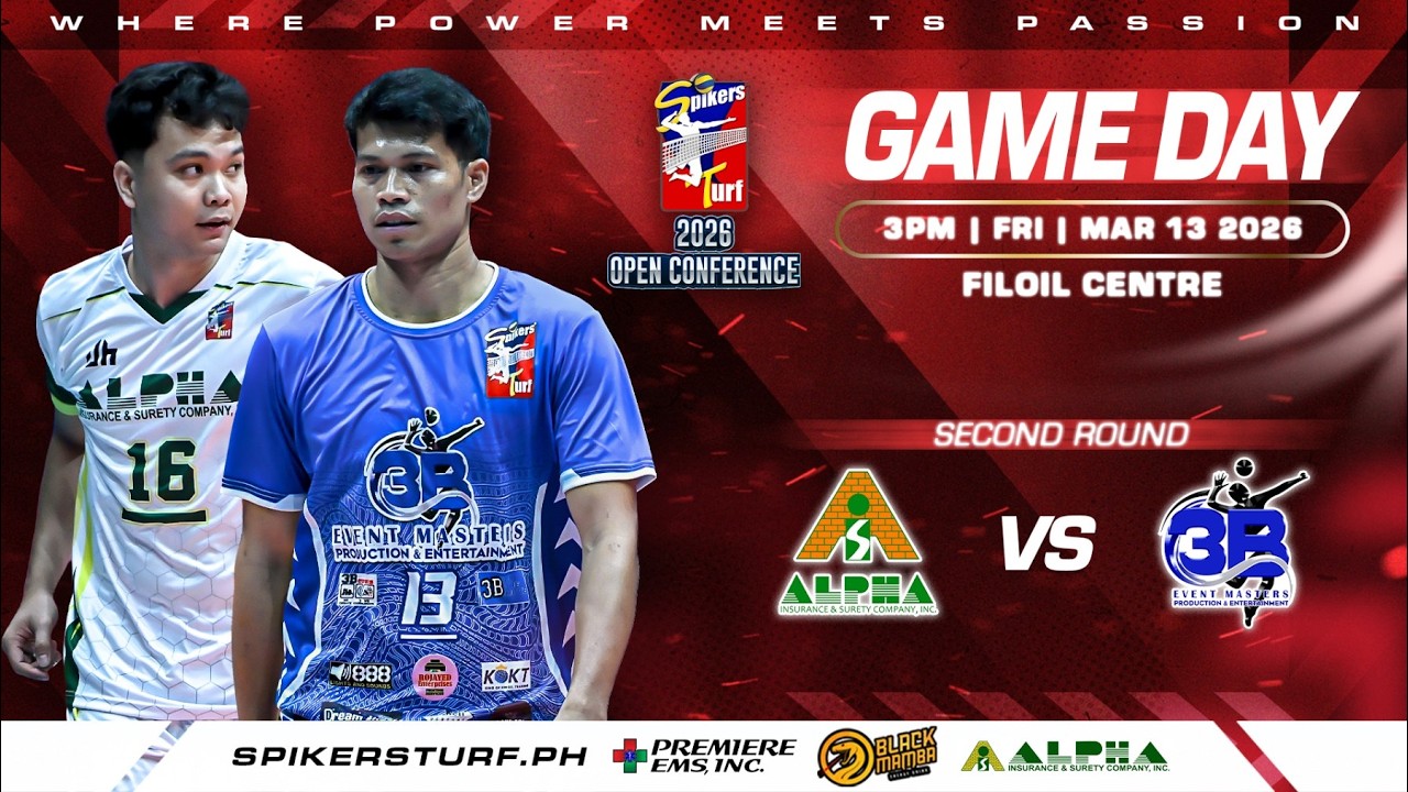 ALPHA vs. 3B EVENT MASTERS - Full Match | Second Round | 2026 Spikers' Turf Open Conference