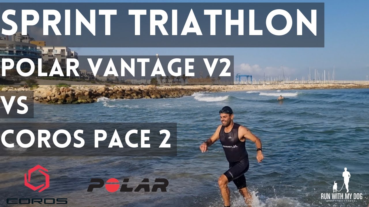 Sprint triathlon with the Coros Pace 2 vs. Polar Vantage V2 // Race with an affordable or high end?