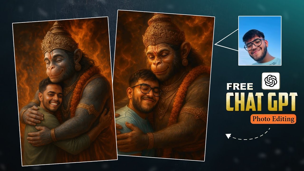 how to edit your photo with hanuman ji || Trending chatgpt Photo Editing Prompt Tutorial
