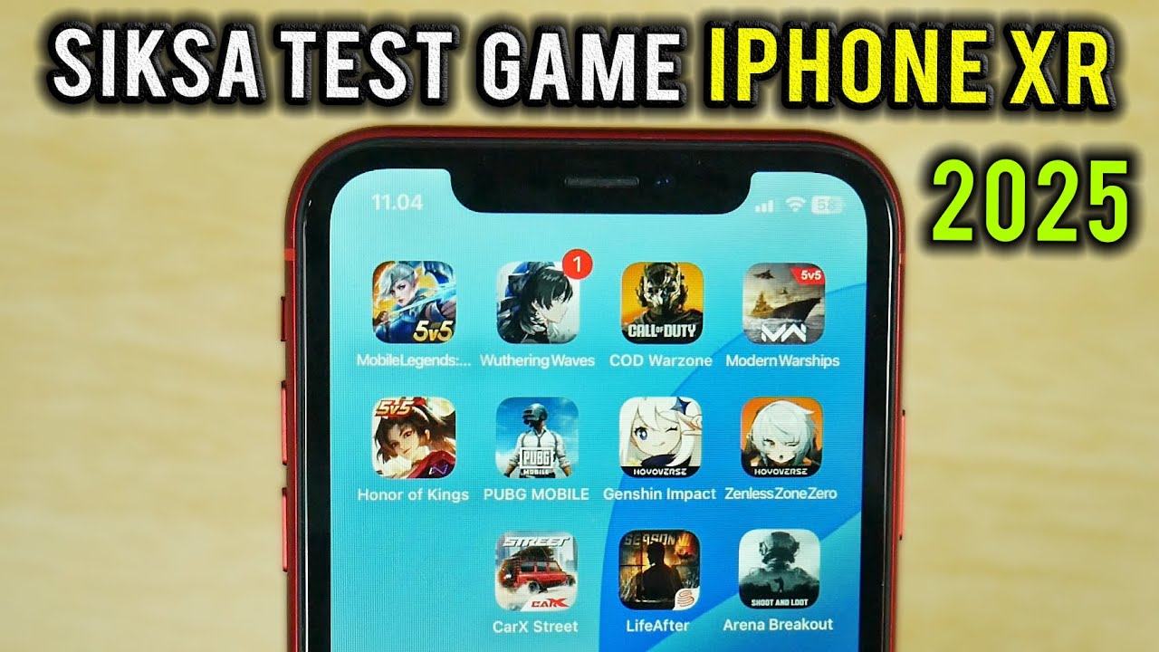 iPhone XR di Tahun 2025  Test Game Siksa Gaming Berat  Ex Inter 2 Jutaan
