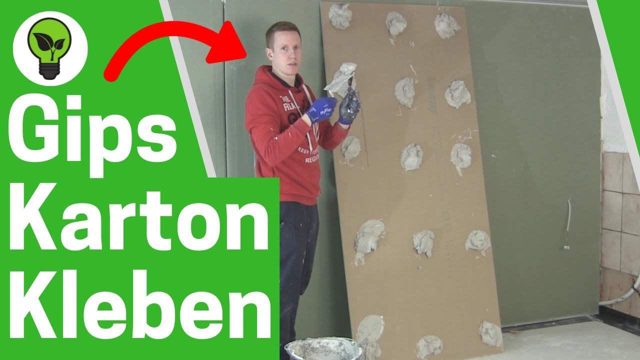Gipskarton Kleben ✅ ULTIMATIVE ANLEITUNG: Wie Rigipsplatten an Wand Kleben & mit Perlfix Anbringen?