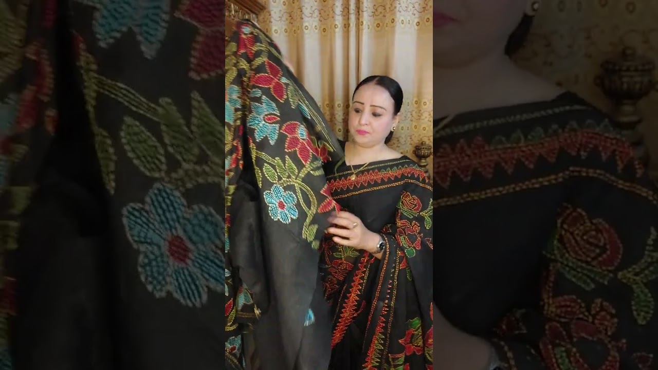 হাতের কাজের শাড়ি নিতে যোগাযোগ করুন এ-ই নাম্বারে 01879166546