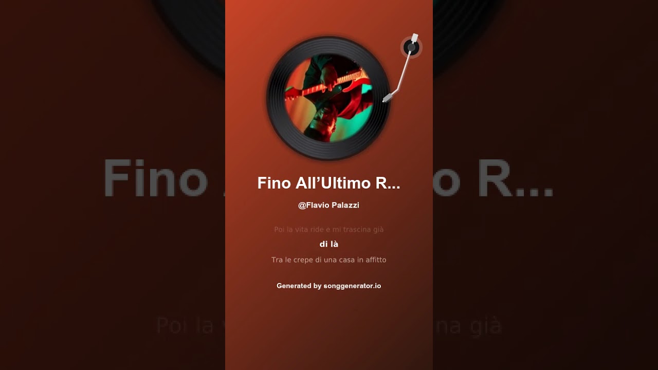 Fino All’Ultimo Ritornello