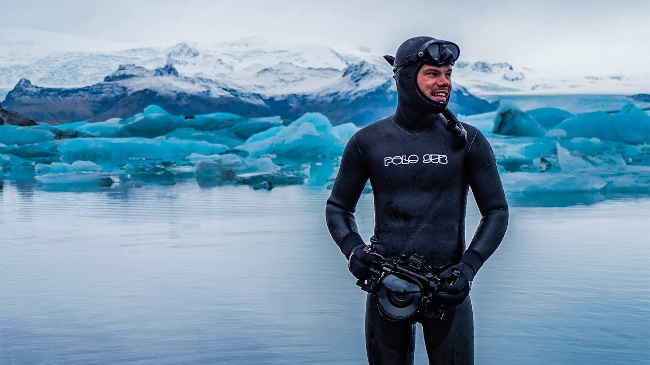 Diving my way around ICELAND - Silfra & ICEBERGS !