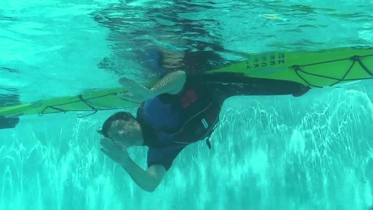 Hand Rolling a Sea Kayak