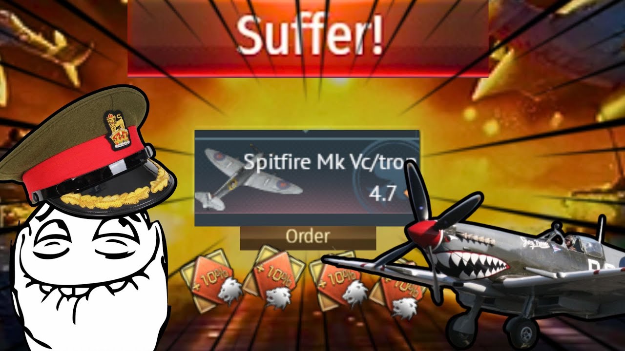 This Plane Make You GOOD At The Game! | Spitfire MK Vc Experience