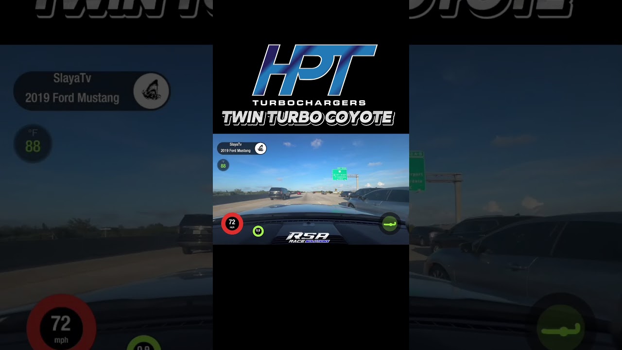 6870 TWIN TURBO COYOTE 🔥🔥 #hptturbochargers