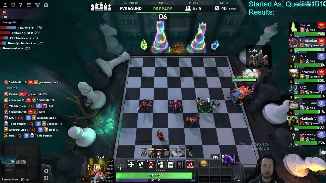 6 Human/Knights Opening! Dota Auto Chess Season 41!
