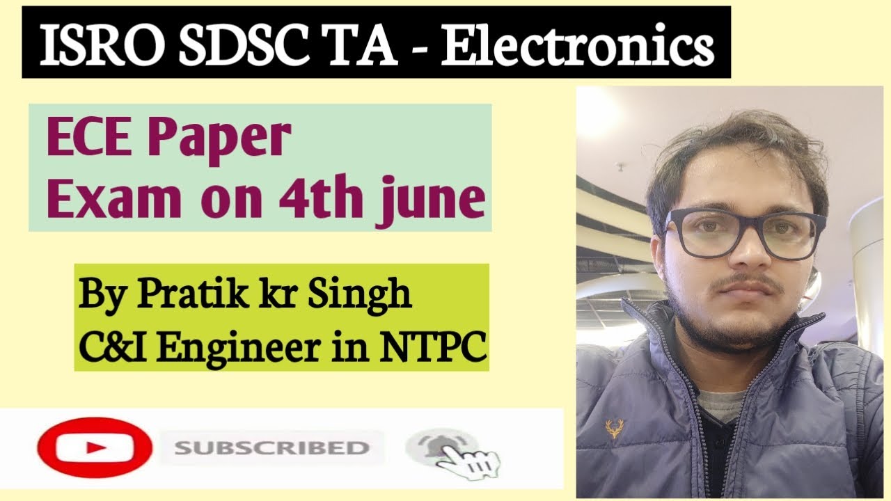 ISRO SDSC TA - Electronics Paper