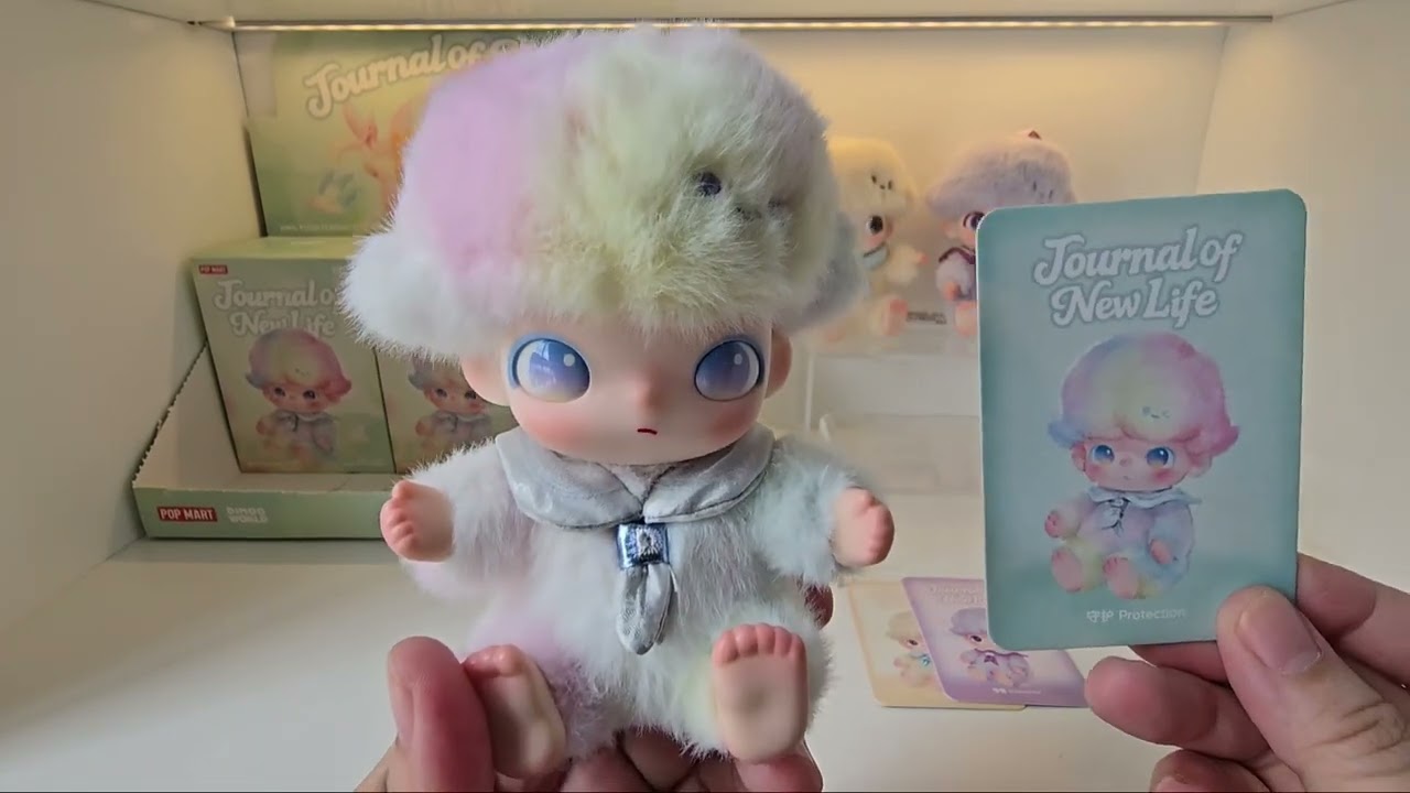 Dimoo Journal Of New Life Series Plush Unboxing ASMR