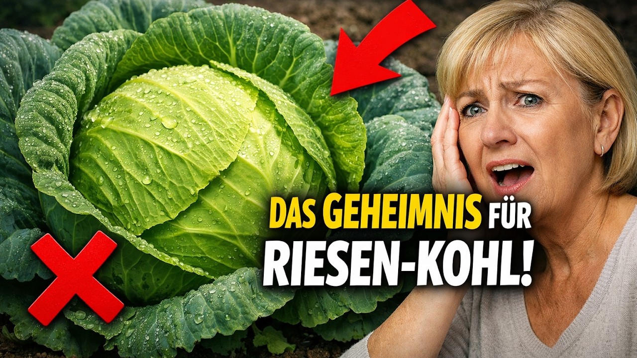 Das Geheimnis für RIESIGE Kohlköpfe: Säen Sie JETZT im März!