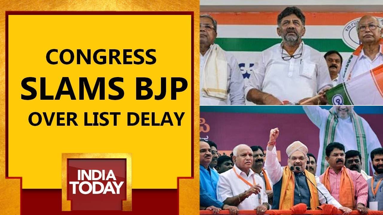 Karnataka Election 2023: Congress Slams BJP Over List Delay Says,' Chaos & Confusion Rocks BJP
